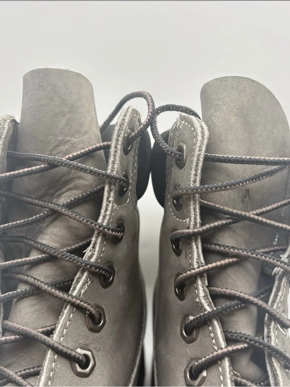 Timberland Men's Taupe Nubuck Lace-Up Work Boots